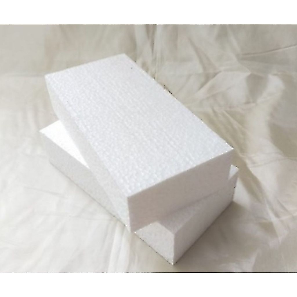 Styrofoam Buket - Gagang Gabus Buket - Busa Kering - Floral Foam Busa - Busa elastis Putih