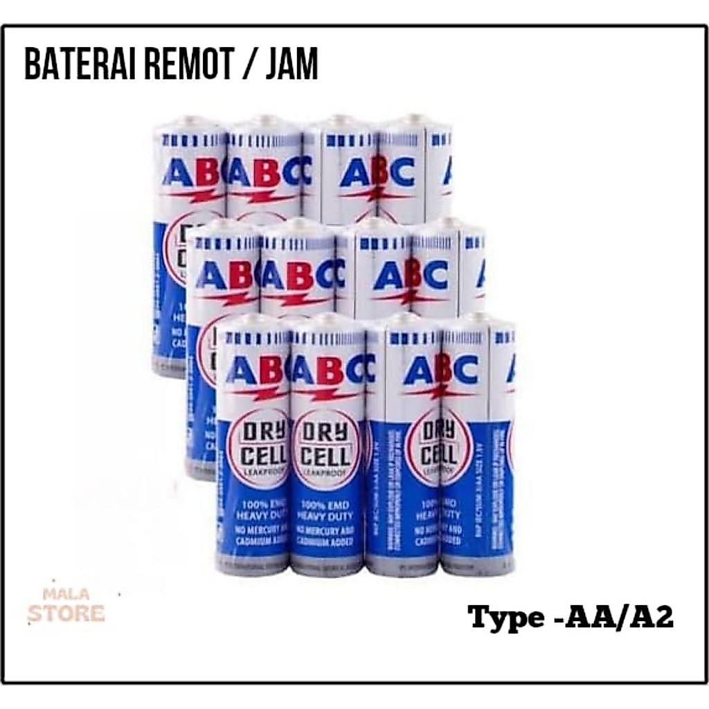 Batre Jam Remot ABC AA Kecil
