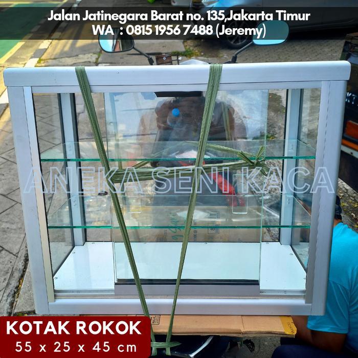 th Etalase Kaca Alumunium Mini Murah