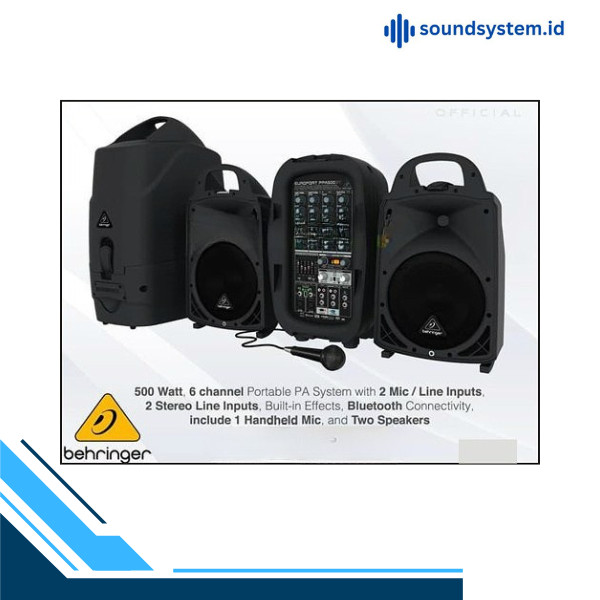 Speaker Meeting Behringer PPA 500 BT - Speaker Set
