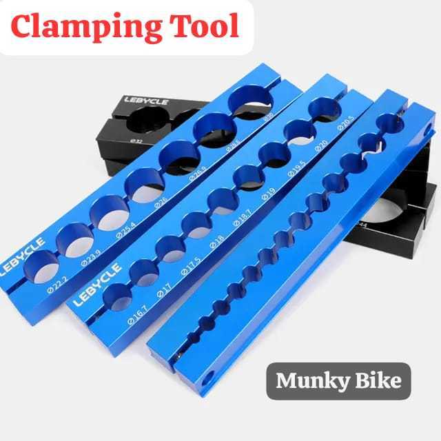 Foto Lebycle Tool Alat Clamp Klem Penjepit Ragum Stand Multi fungsi Repair Pedal Fork RS Sepeda