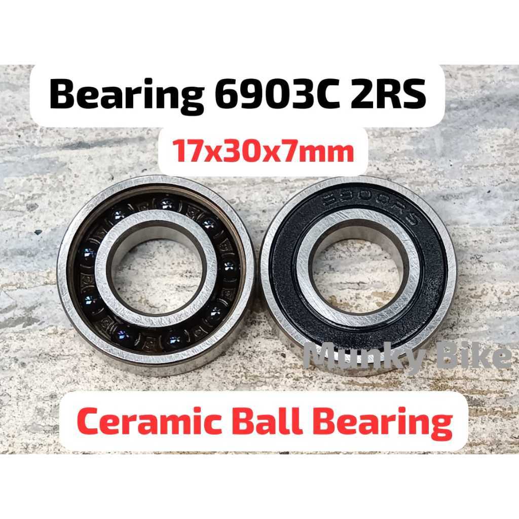 Foto Bearing Laker 6903 6903C 2RS Hub Freehub Sepeda Bike Hybrid Ceramic 17x30x7 mm