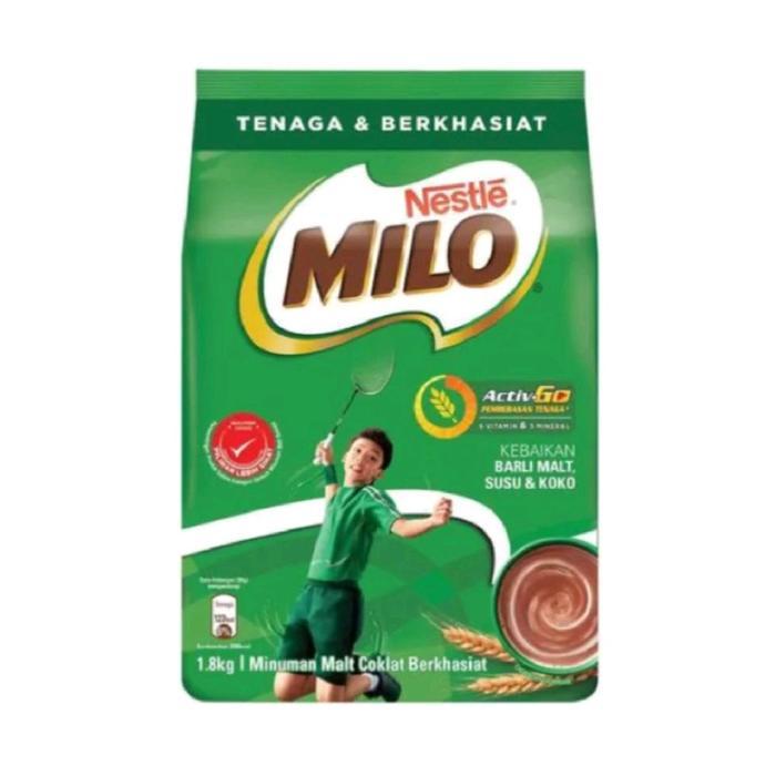 [IMPOR] MILO Activ-Go Bubuk Malt Coklat Original Malaysia (1,8kg)