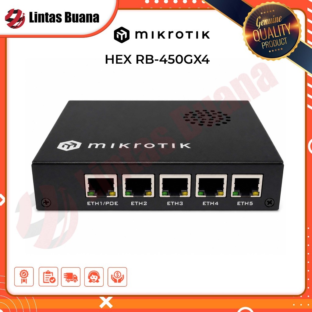 Mikrotik RB450Gx4 Router Indoor / RB 450GX4 / RB-450GX4 / rb450 gx4