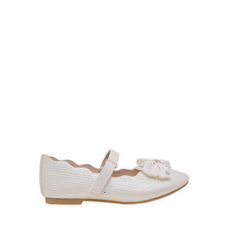 Payless Stella Belle Childrens Ticya Mary Jane Heels - Off White_07