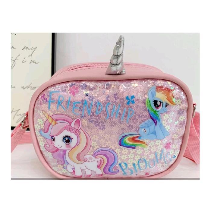 Sale Terlaris- Tas Selempang Anak Perempuan / Tas Selempang Korea Style Mizu - Mizu Pink
