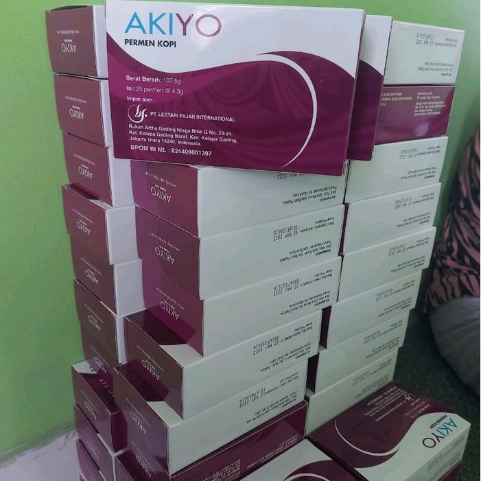 BIG SALE Premium Promo Terlaris Akiyo Candy Asli 25 Pcs Rasa Kopi Original Original Asli Original