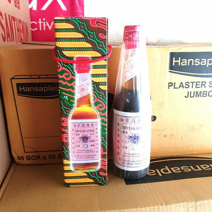 minyak gosok cap tawon asli Makassar ukuran 330 ml