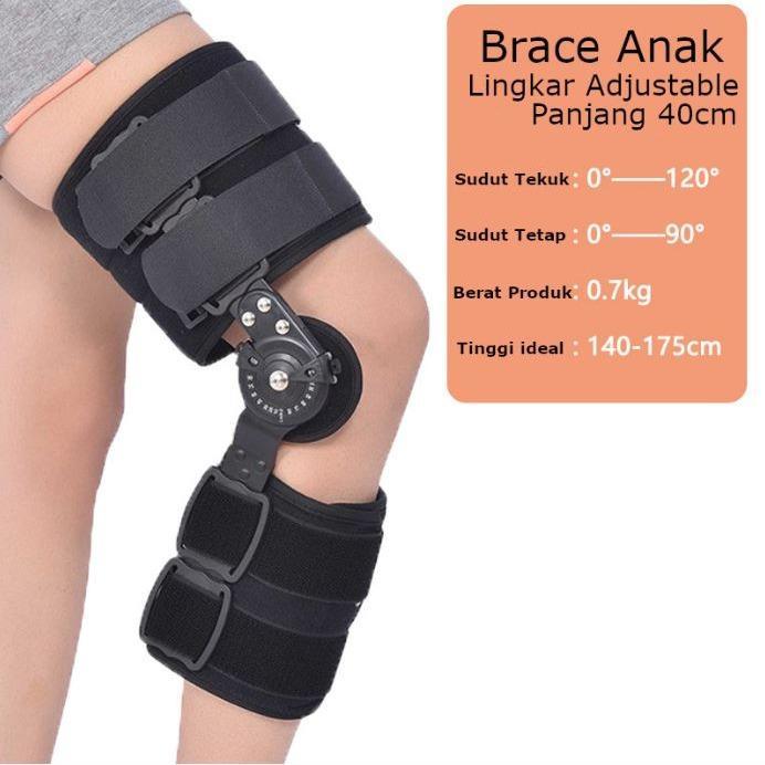 Peyangga TERAPI LUTUT / Knee Brace ACL, PCL, LCL, MCL, Osteoarthritis - Brace Anak