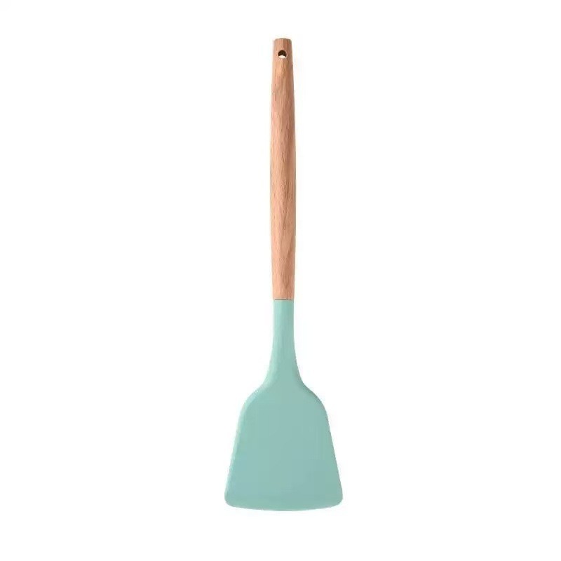 GROWSIR Silicone Utensil Spatula Spatula Silicon Utensile Turner Sutil Silikon Tahan Panas CF035