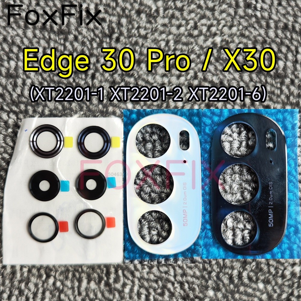 Lensa Kaca Kamera Belakang Untuk Motorola Edge 30 Pro MOTO Edge Plus 2022 XT2201-1 XT2201-2 XT2201-6
