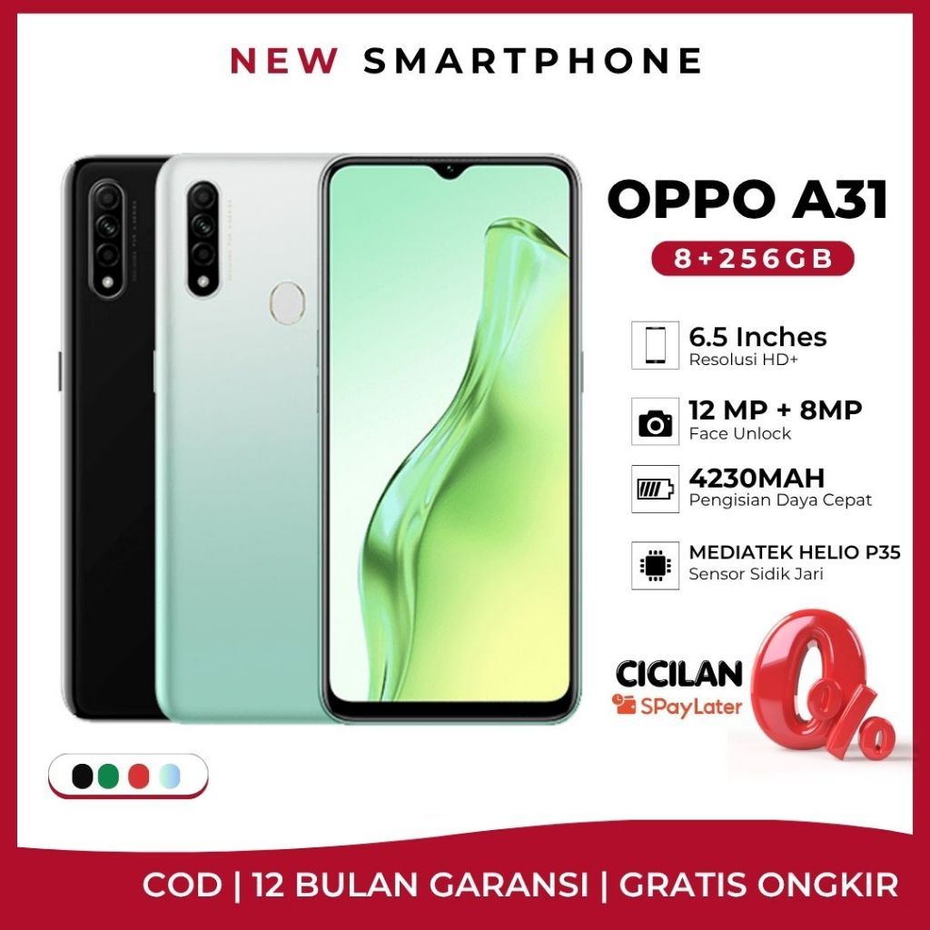 NEW OPPO A31 RAM 8/256GB TRIPLE KAMERA | OPPO F9 RAM 6/128GB
