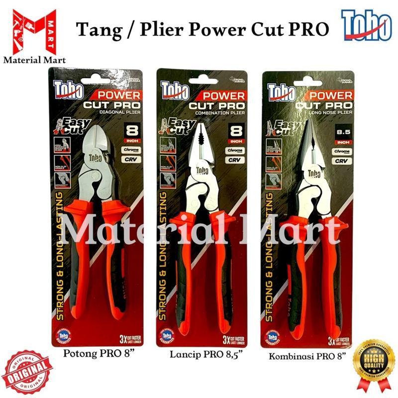 Tang Potong Toho 8 Inch Power Cut PRO | Tang Lancip Toho 8,5” | Tang Kombinasi Toho 8” | Diagonal Pl