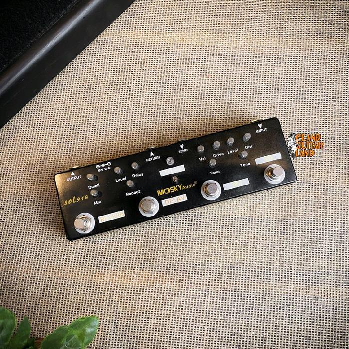 Mosky Sol918 MultiEffects 5 in 1 Strip Pedal l