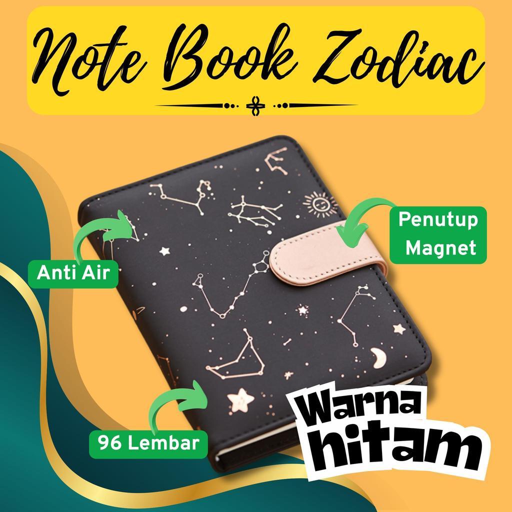 BUKUU CATATAN NOTE BOOK ZODIAC MAGNET AESTHETIC JOURNAL DIARY ANTI AIR