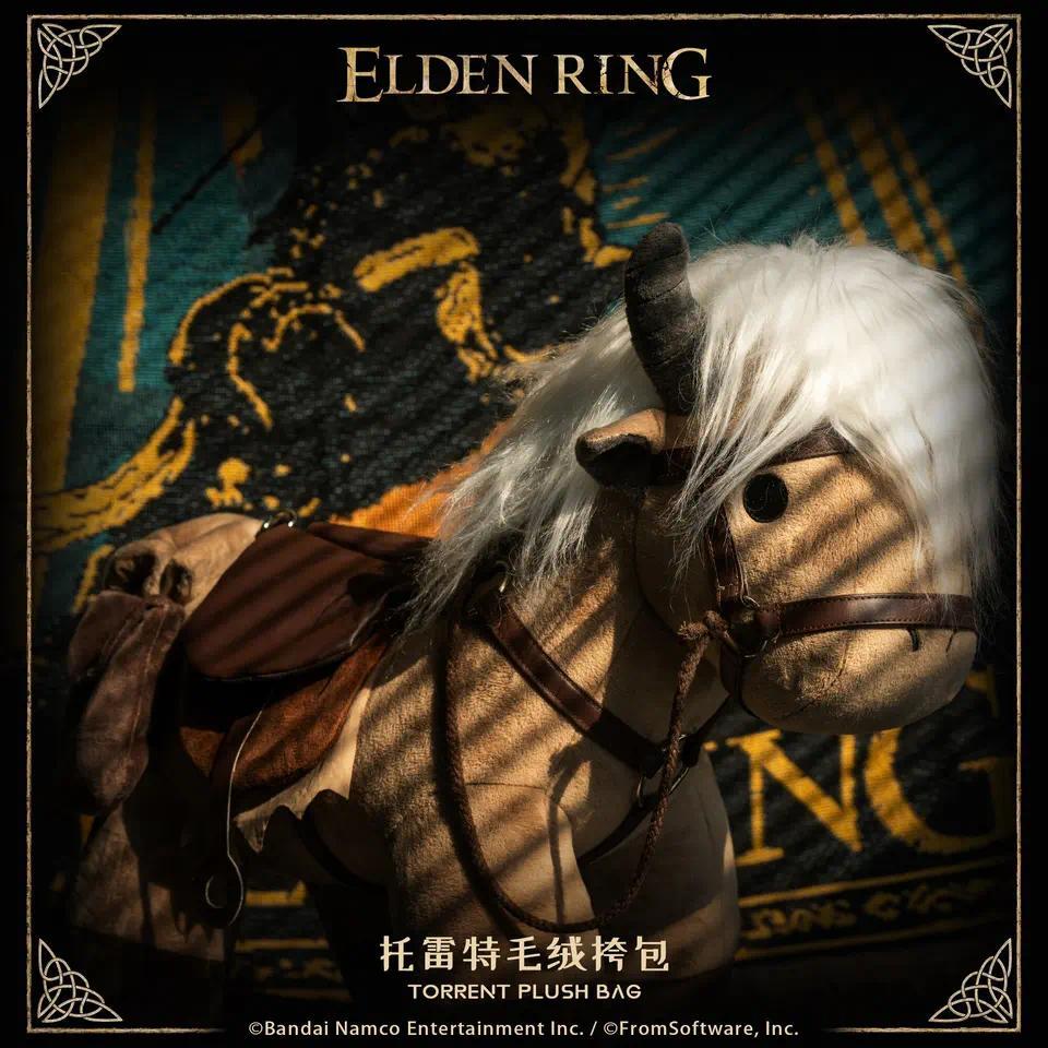 Elden Ring Merch Torrent Spirit Steed Plush Doll Crossbody Bag Game Fan Gift Collectible Cosplay Pro