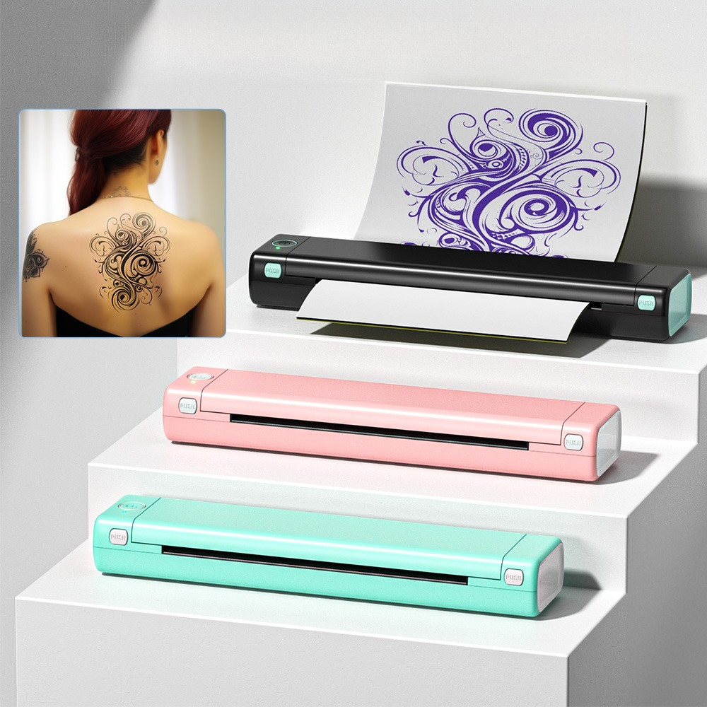 Phomemo M08F A4 Portable Thermal Printer 8.26"x11.69" A4 Thermal Paper Wireless Mobile Travel Printe