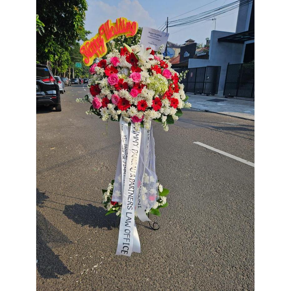 STANDING ANNIVERSARY / STANDING FLOWER / STANDING FLOWER WEDDING / STANDING FLOWER OPENING - JAKARTA