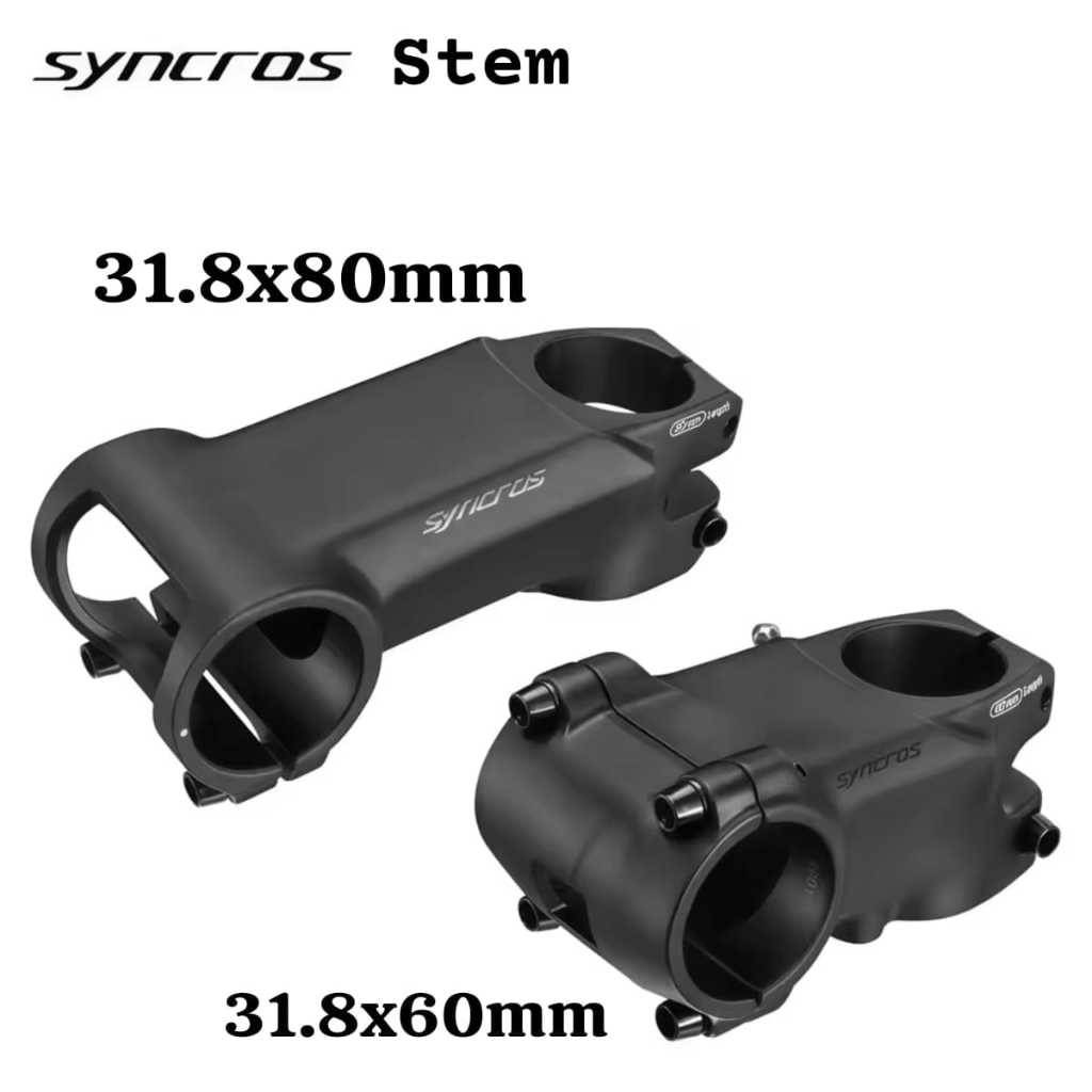 Foto SYNCROS Stem 60mm 80mm Clamp 31.8mm Minus Nunduk 9 derajat Aluminum Alloy