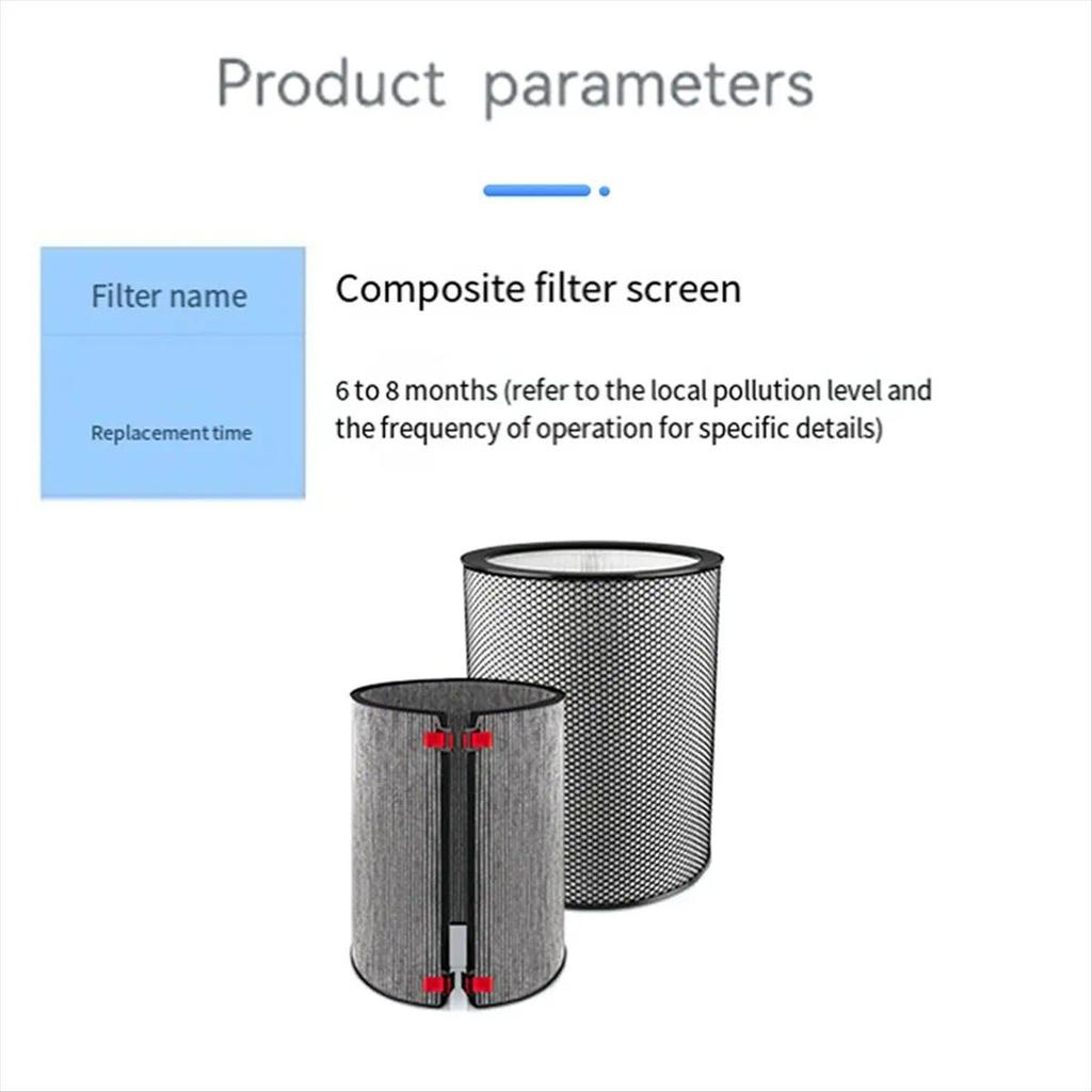 (ABJZ) For Dyson BP03 BP04 BP06 Activated Carbon Filter+HEPA Filter for Models 972132-01972133-02 Ai