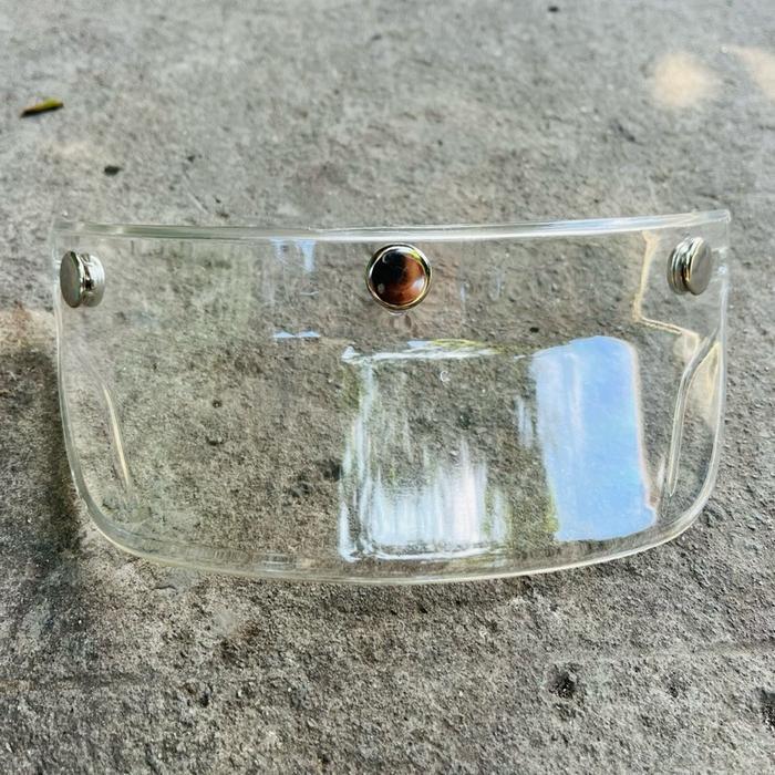 PET HELM BOGO TRANSPARAN UNIVERASAL TERMURAH TERLARIS - BENING