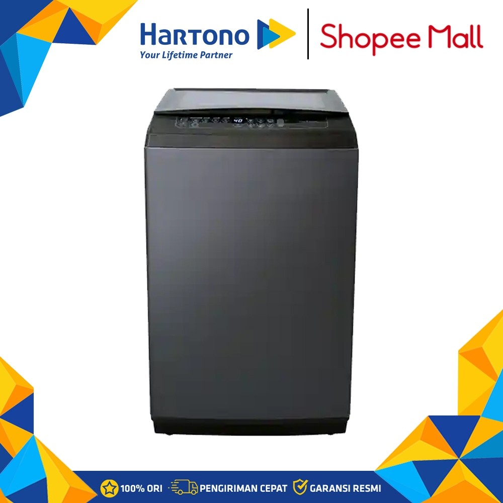 MS Polytron 7 Kg Mesin Cuci 1 Tabung Zeromatic Series Hijab Top Loading Washer PAW7029TY