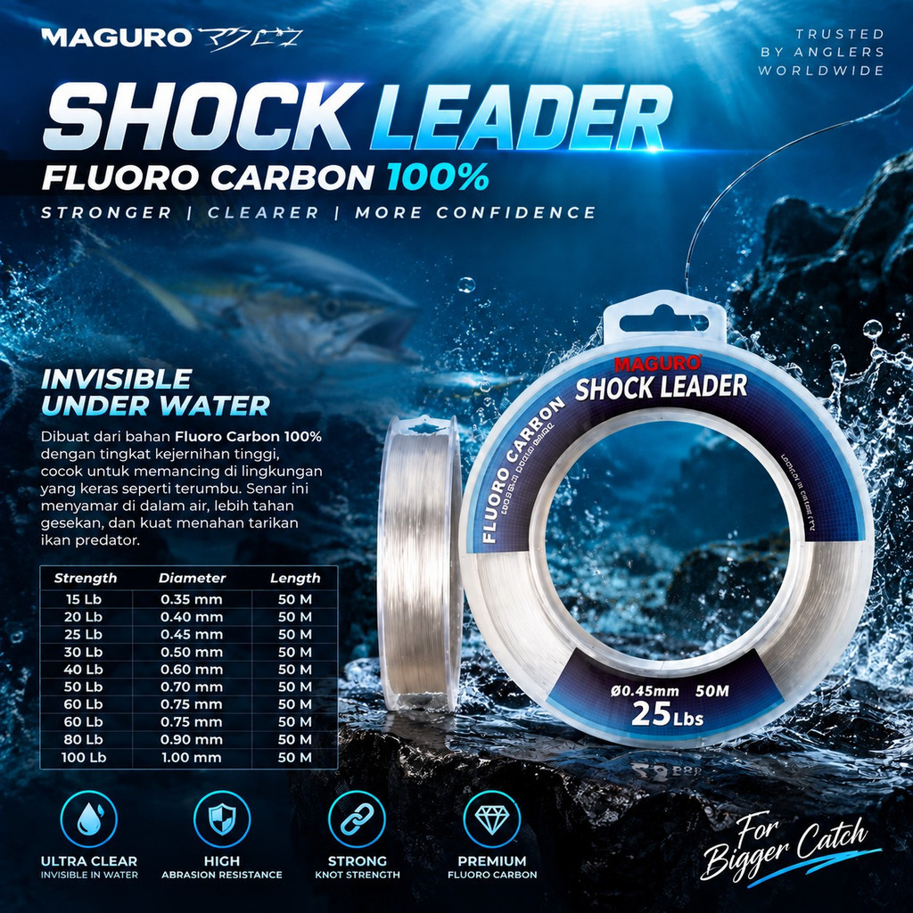 SENAR MAGURO FLUOROCARBON SHOCK LEADER