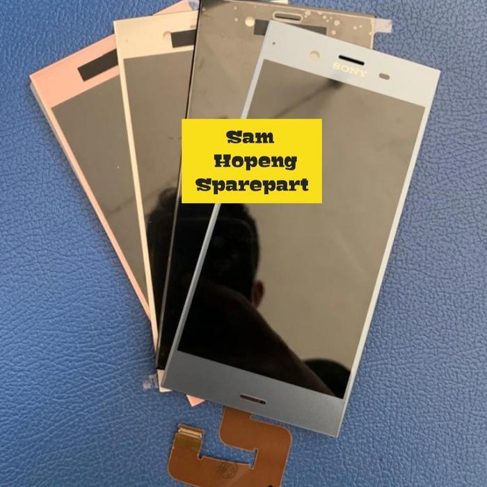 LCD Touchscreen Fullset Compatible Sonii Xperia XZ1 - blue