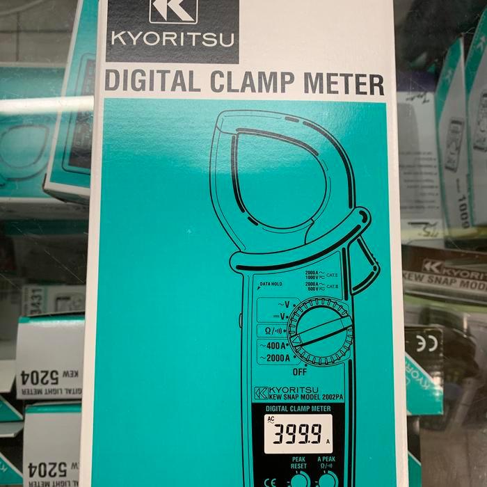 Tang Ampere Amper Kyoritsu 2002PA 2002 PA Digital Clamp Meter