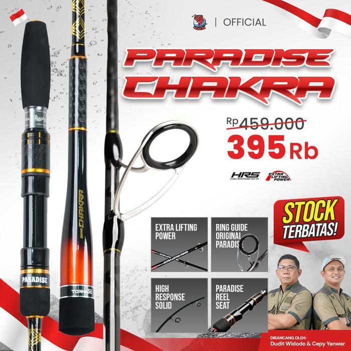 Paradise - Joran Pancing Paradise Chakra Joran Specialist Jigging 180Cm Pe2-6 Hrs Extra Lifting