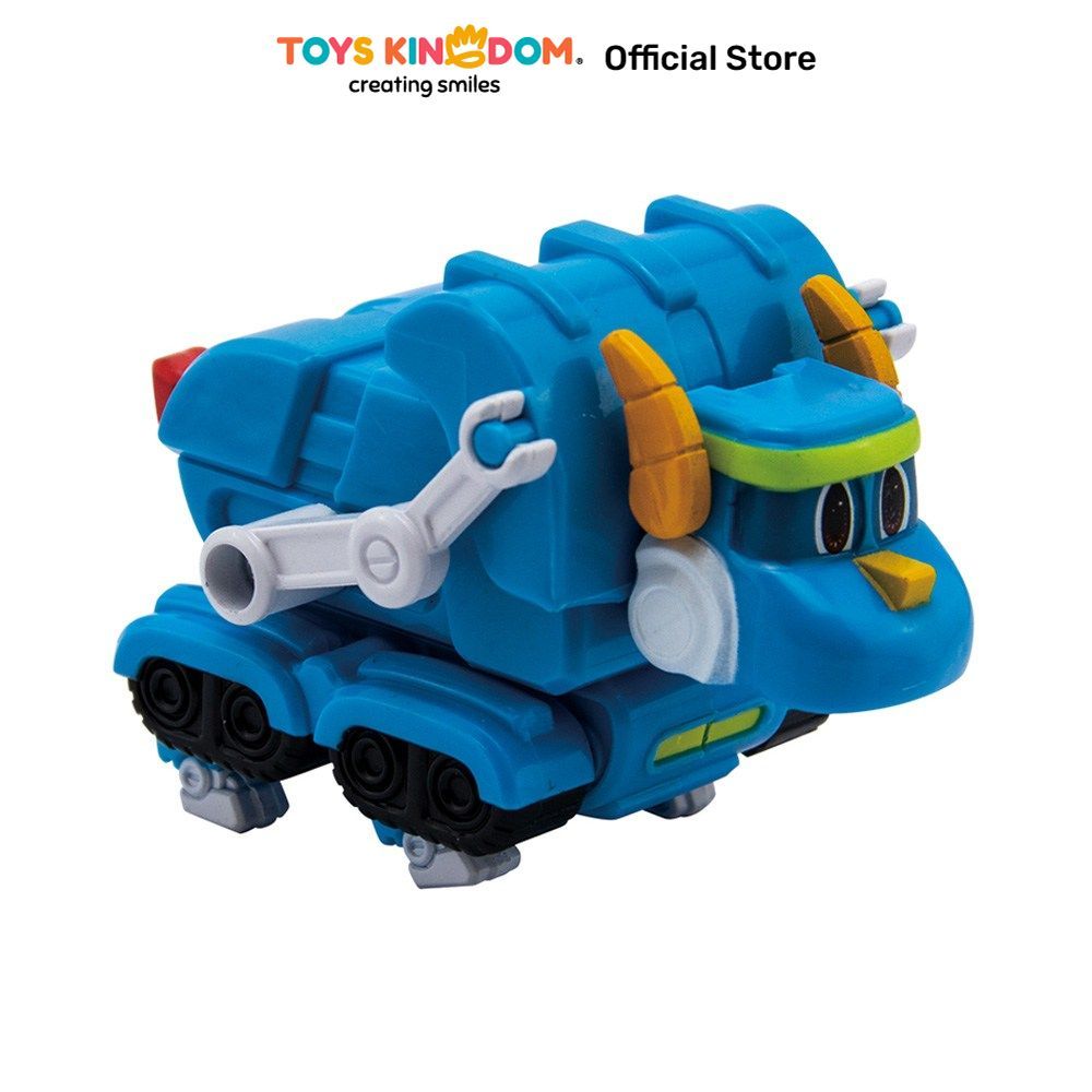 Toys Kingdom Gogodino Robot Mini Tomo Series3 - Biru Mini Figure Dinosaurus Mainan Transformasi Kole