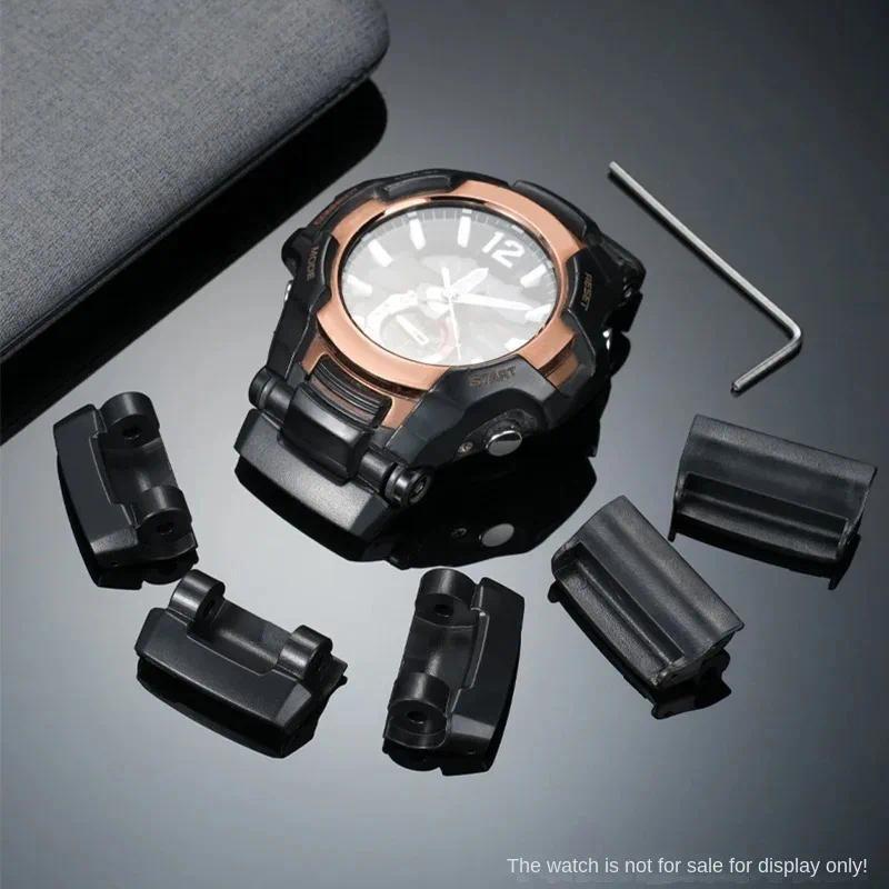 Watch Strap connector Adapter For Casio G-SHOCK 5536 GR-B100GB GR B100 gr-b100 Rubber Stainless Stee