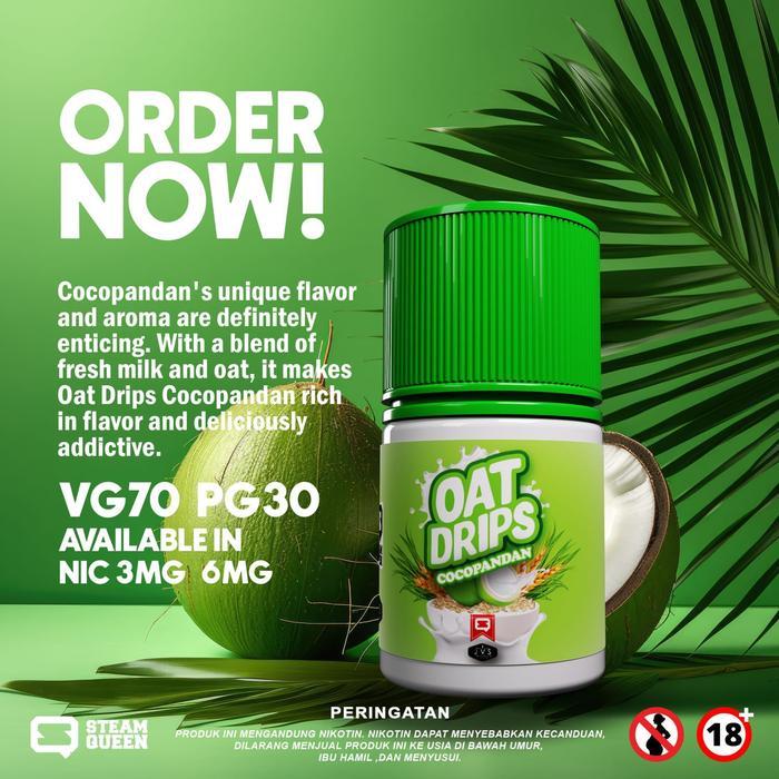 Oat Drips V9 Cocopandan 60ML by JVS x Steam Queen