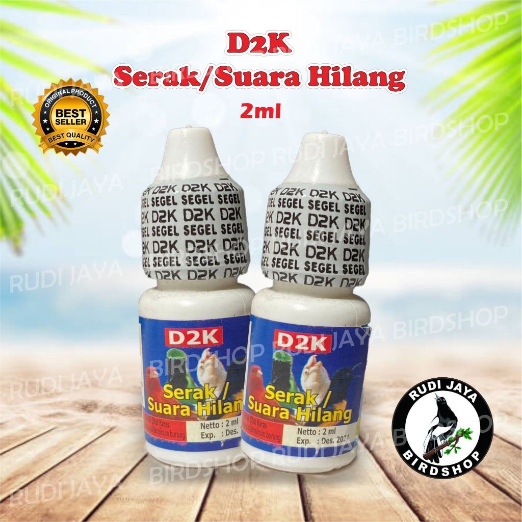 SEDIA ANTI SERAK SUARA HILANG D2K OBAT BURUNG SERAK SAKIT INFEKSI SALURAN PERNAFASAN BERLENDIR