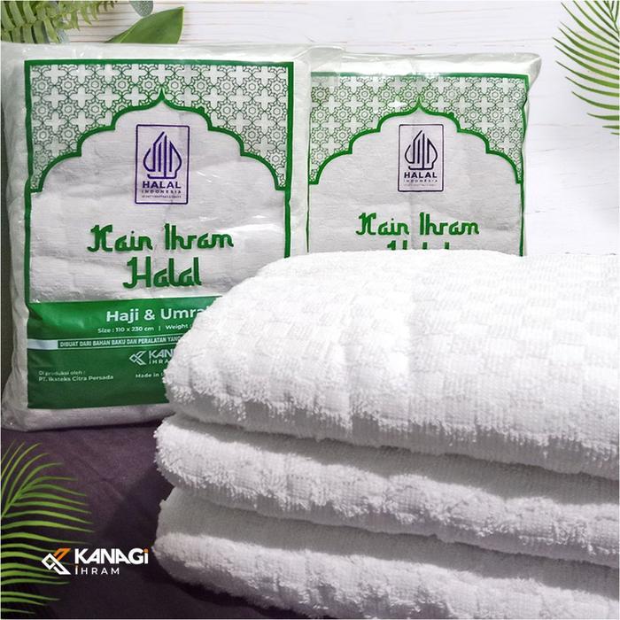 Kanagi Kain Ihram Laki-Laki Dewasa Halal Premium