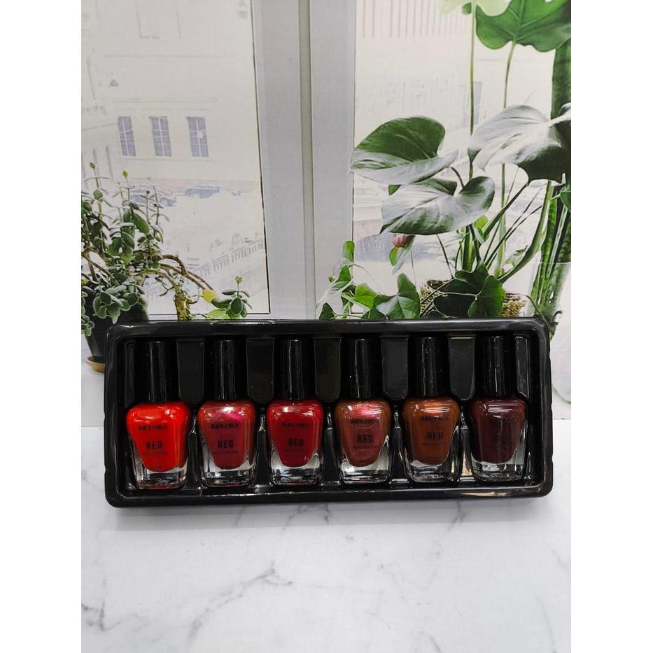 Promo IMPLORA NAIL POLISH 8ML PER BOX, KUTEK IMPLORA, CAT KUKU HALAL, KUTEK HALAL - RED Terlaris