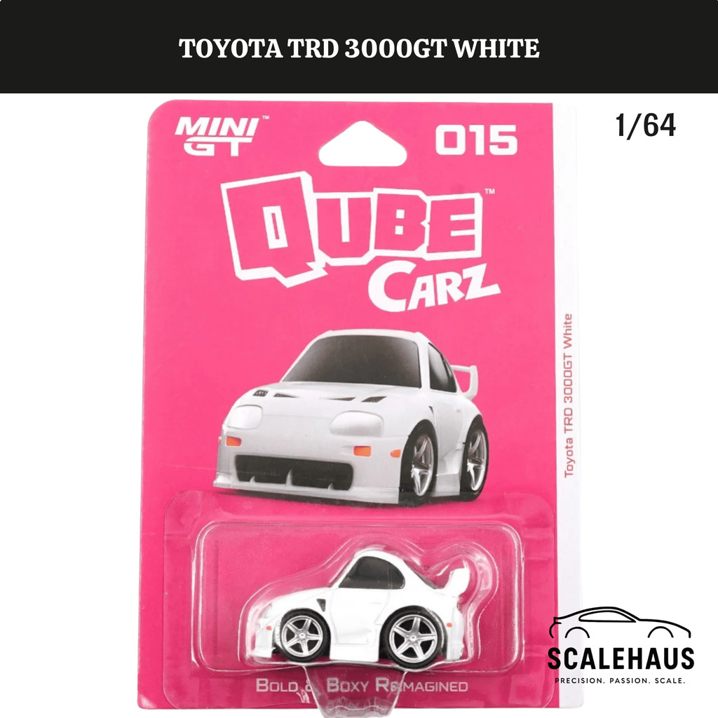 MiniGT Qube Carz 015 Toyota TRD 3000GT White