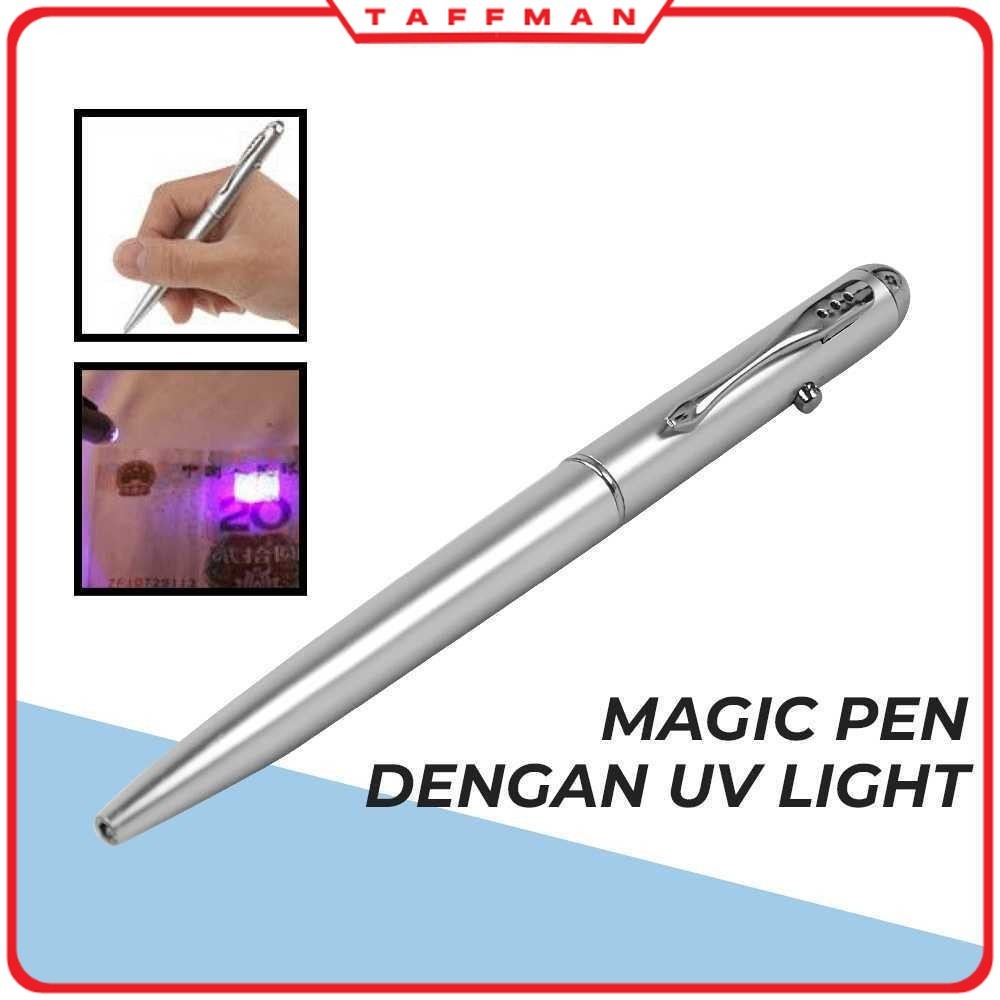 

TM - Pena Tinta Invisible Magic Pen dengan UV Light - HY-0812