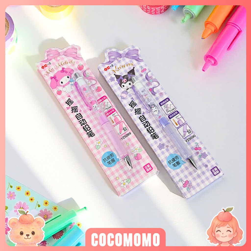 

COCOMOMO - ORI SANRIO PENSIL MEKANIK PASTEL | MELODY KUROMI