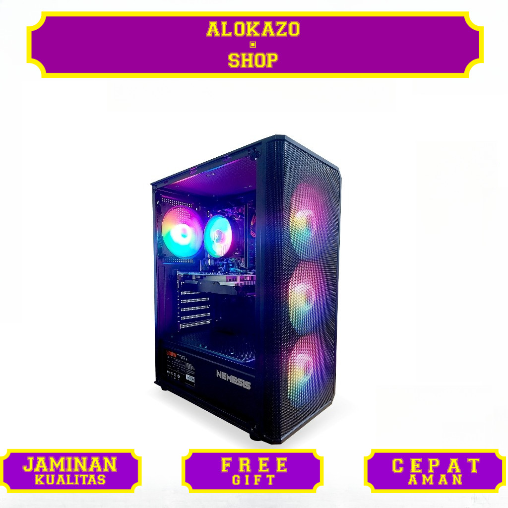 PC GAMING CORE I7 RAM 16 GB SSD COMPLETE SIAP GAMING BERAT