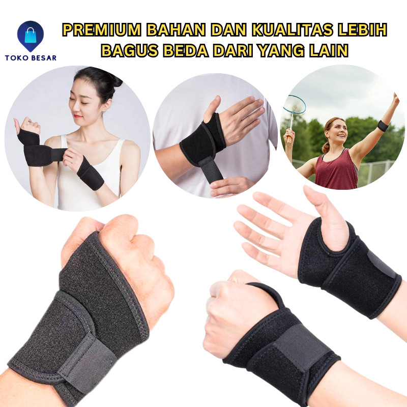 Deker Tangan / Wrist Support – Pelindung Cedera Pergelangan Tangan, Nyaman & Kuat