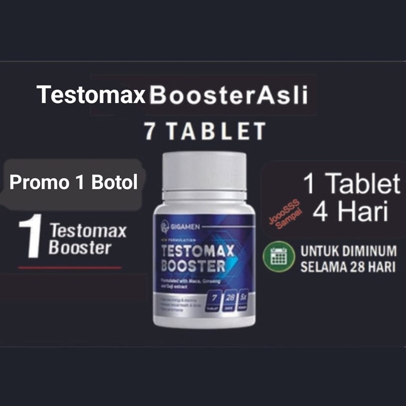 TESTOMAX BOOSTER ORIGINAL ASLI IMPORT MALAYSIA HERBAL