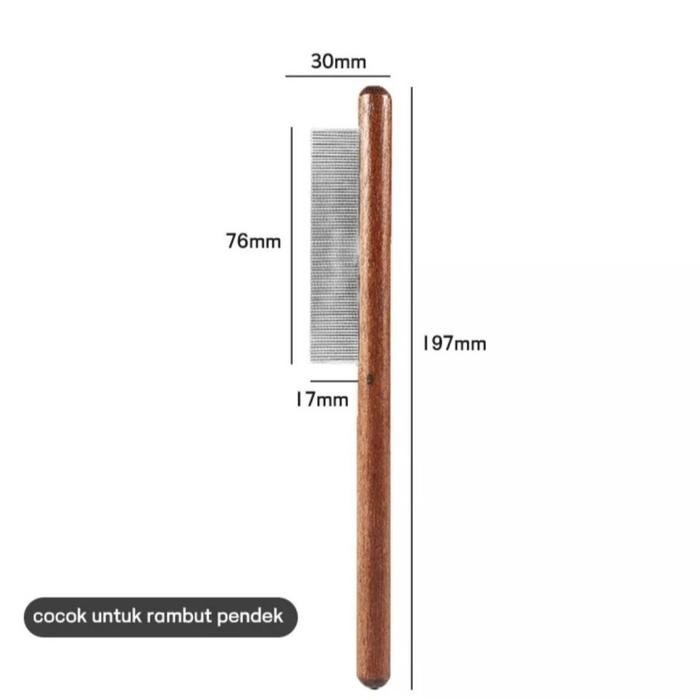 [55]   SISIR MUKA FACE COMB KUCING ANJING POODLE BICHON