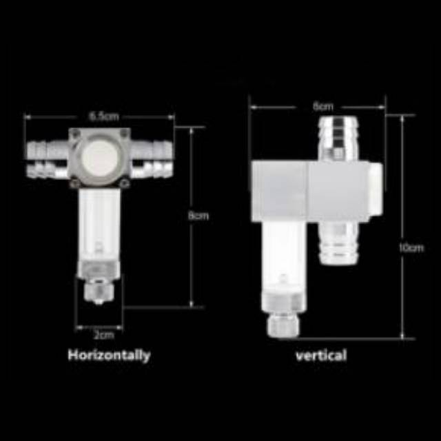 Co2 inline diffuser co2 external diffuser