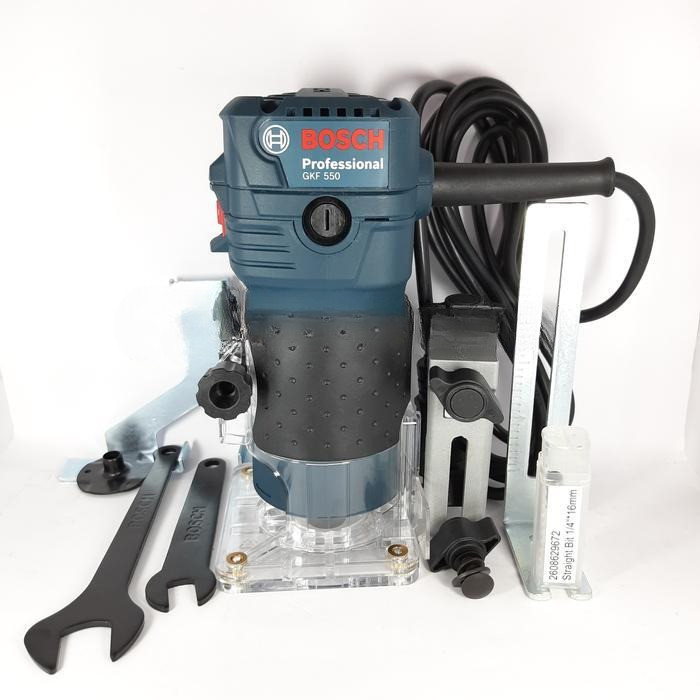 BOSCH Mesin Mini Router / Trimmer / Serut kayu GKF 550 ORIGINAL
