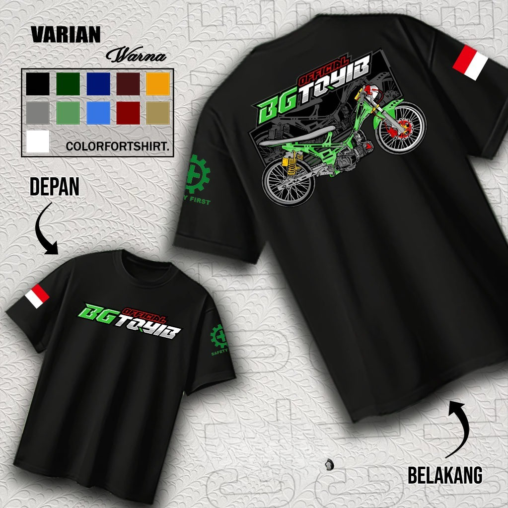 KAOS RACING OFFICIAL BG TOYIB - KAOS RACING PRIA DAN WANITA - TERBARU DAN TERLARIS