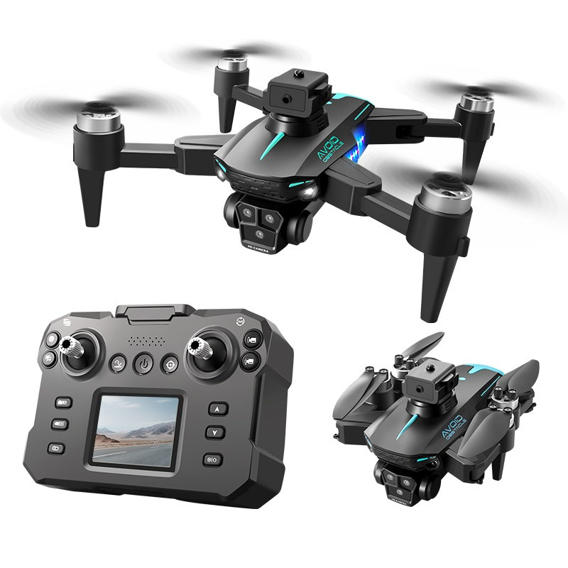 KY605s Max LCD Screen Control Drone Professional HD ESC Dual Camera Obstacle Avoidance Optical Flow 