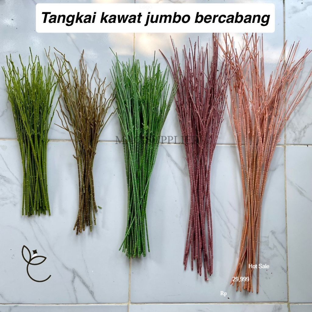 MACISUPPLIER Kawat tangkai bunga cabang besar kawat tangkai jumbo kawat tangkai bunga besar