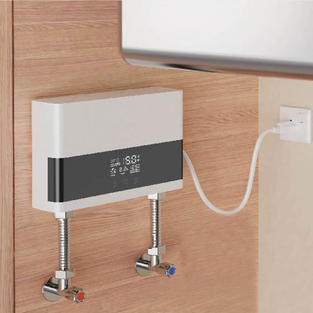 Electric  Water Heater 6000W Tankless Electric Heater Home Kitchen Bathroom Indoor Electric Water He