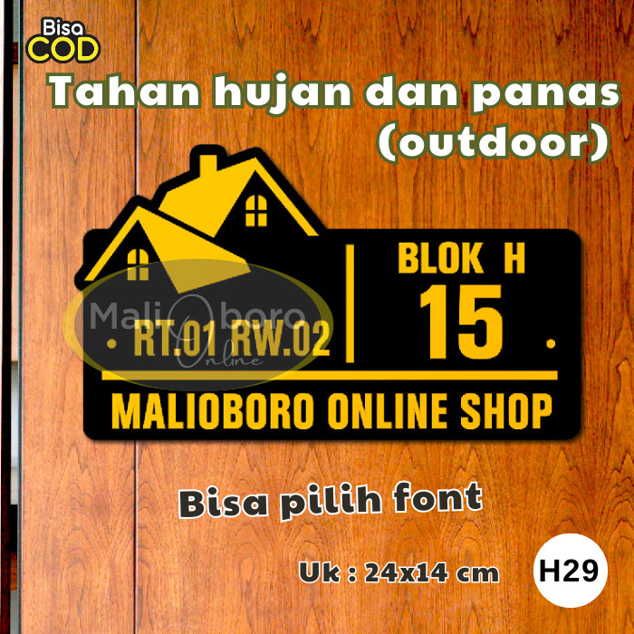 PAPAN NOMOR RUMAH AKRILIK | NOMER RUMAH AKRILIK | NO RUMAH AKRILIK | ALAMAT RUMAH HURUF 2818